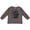 Charcoal Grey, variant on Inktastic Little Surf Girl with Surfboard Girls Long Sleeve Toddler T-Shirt