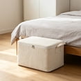 thumbnail image 4 of Large Capacity Storage Container, Folding Clothes Storage Bag, Portable Wardrobe Fabric Storage Bins, Closet Organizer for Shelves with Handles and Zipper,1PCS, 4 of 6
