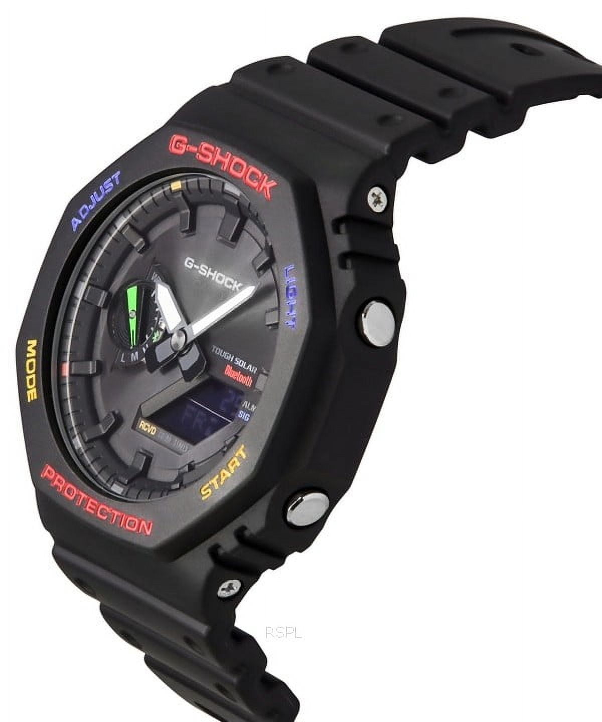 Casio G-Shock Mobile Link Analog Digital Black Dial Solar GA