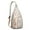 Beige-12, variant on Boho Starfish Sling Backpack – Tropical Ocean-Inspired Hiking Daypack with Watercolor Starfish and Seashells Design, Lightweight Waterproof Travel Bag for Beach, Camping, and Outdoor Use