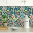 thumbnail image 3 of Nuwallpaper Nu3037 Summer Love Teal Papel Pintado Despegable Y Adhesivo Multicolor, 3 of 5