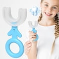 thumbnail image 4 of Dinosaur Style Children'S U-Shape Toothbrush For 360° Thorough Cleansing Whitening Massage Toothbrush U- Type Modeling Toothbrush For Children, Manual Toothbrush, 4 of 5
