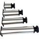 thumbnail image 5 of Set Of 8 Furniture Legs, Adjustable Leg Furniture Legs - Chrome Metal - Adjustable Height (total: 80-95mm) Banmo, 5 of 5