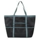 thumbnail image 1 of Bolsa de playa grande de malla con 8 bolsillos - Bolsa deportiva impermeable de 35L para piscina, viajes y gimnasio - Almacenamiento de secado rápido para toallas y material, 1 of 2