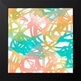 thumbnail image 2 of Saunders, Alonzo 15x15 Black Modern Framed Museum Art Print Titled - Colorful Flow II, 2 of 5