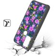 thumbnail image 2 of Kaleidio Case For Motorola Moto G Pure, Moto G Power (2022) [Astro Armor] Rugged Slim [Shockproof] Impact Protector Hybrid Cover [Mystical Flowers], 2 of 7