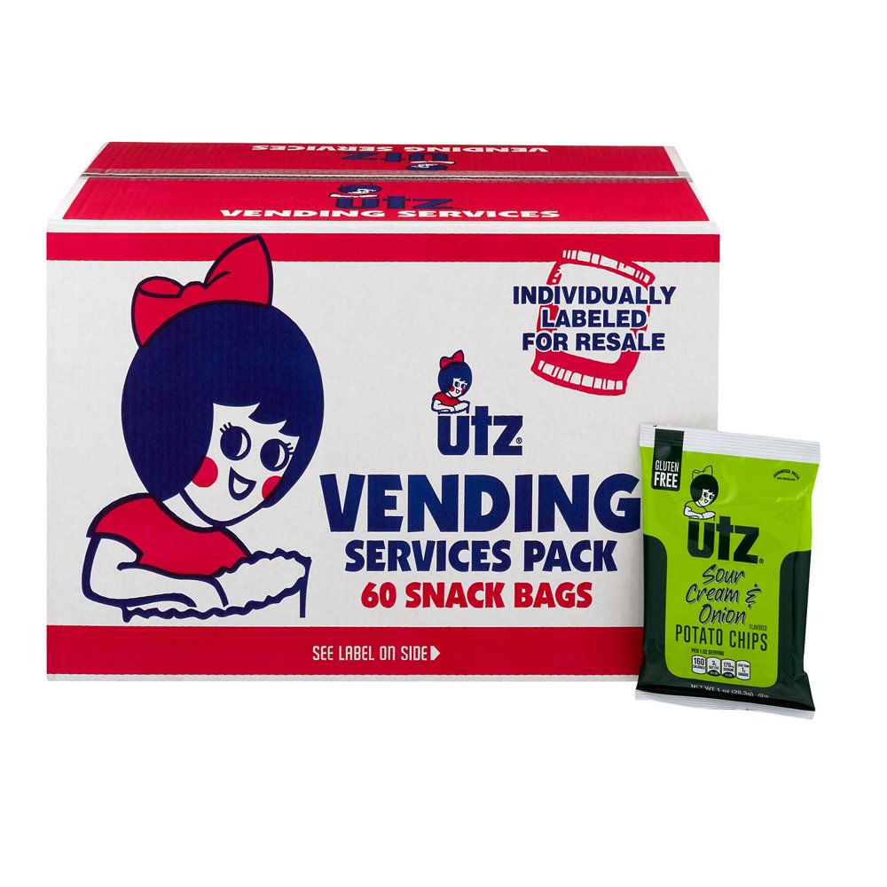 Utz Sour Cream and Onion Chips 1 oz. (60 ct.)