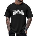 thumbnail image 1 of BOBOGOJP T-Shirt Homme Col Rond Manches Courtes Pull-Over (Noir,3TG), 1 of 4