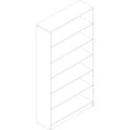 thumbnail image 3 of Lorell Essentials Series Walnut Laminate Bookcase, 3 of 6