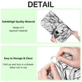 thumbnail image 4 of Microfibre Drying Mat for Kitchen Cute White and Black Sunflower Dish Drying Drainer Mat Absorbent Drying Mat Washing Up for Glass, Plate & Cup 18inch X 24inch, 4 of 5
