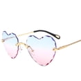 thumbnail image 3 of Gafas de sol BLESIY Sin Montura Retro Azul Rosado, 3 of 6