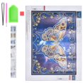 thumbnail image 4 of Arte De Diamantes 5D Para Adultos, Arte De Pintura De Diamantes, Decoración De Pared Del Hogar, Pintura De Diamantes 5D Para Decoración De Pared Del Hogar, Regalo, Decoración De Cergrey Butterfly Diamond Painting, 4 of 8