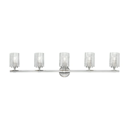 

5 Light Vanity Frame Finish Brushed Nickel