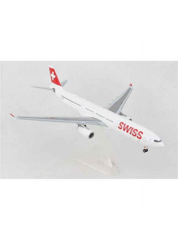 1-200 Scale Swiss A330-300 Model Aircraft Toy