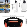 thumbnail image 5 of Riñonera deportiva unisex shaofei con Dos bolsillos para correr color negro, 5 of 5
