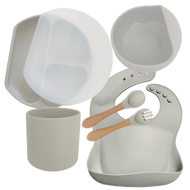 Kit7 piezas para Comida de Bebé Silicon Multifuncional Dara Baby Acc0073