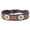 Black / Red, variant on HILASON Western Style Beaded American Leather Pet Dog Collar Tan
