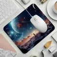 thumbnail image 2 of Galactic Space Printed Square Mouse Pad Desk Mat, Non-Slip Rubber Bottom Gaming Mouse Mat for Office, 8.3x9.8 Inch, 2 of 6