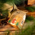 thumbnail image 4 of Regalo De Cuenta Regresiva De Navidad Con 24 Pegatinas Digitales Y Cuerda De Cáñamo Papel Kraft Cookie Candy Bag Suministros De Fiesta De Navidad Para Galletas Y Chocolate sonducket HA045218-02, 4 of 6