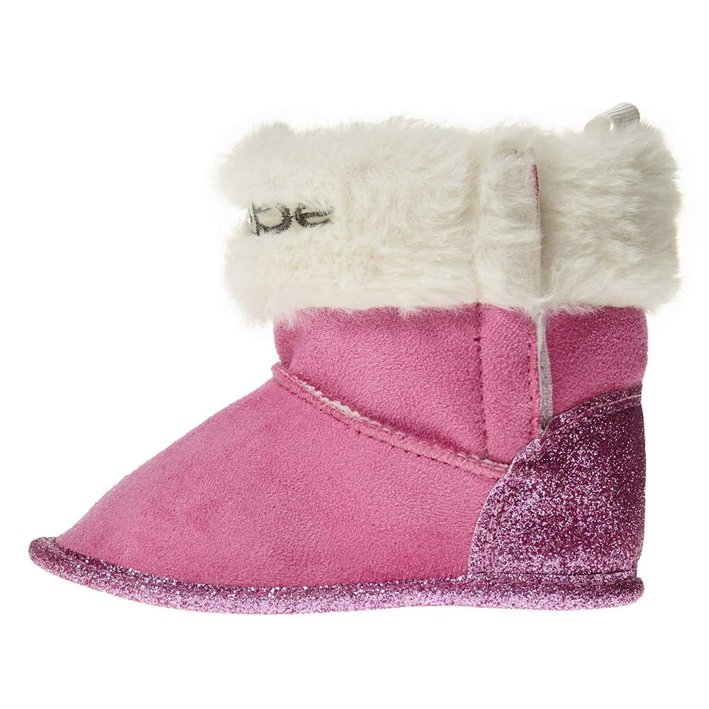 bebe bebe Infant Girls Winter Boots Size 1 with Glitter