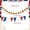 A*5, variant on American Independence Day Decor Banner Flag, Patriotic Hanging Garland for 4Th of July, Home Wall Porch Garden Outdoor Indoor Festival Celebration, 1 Banner