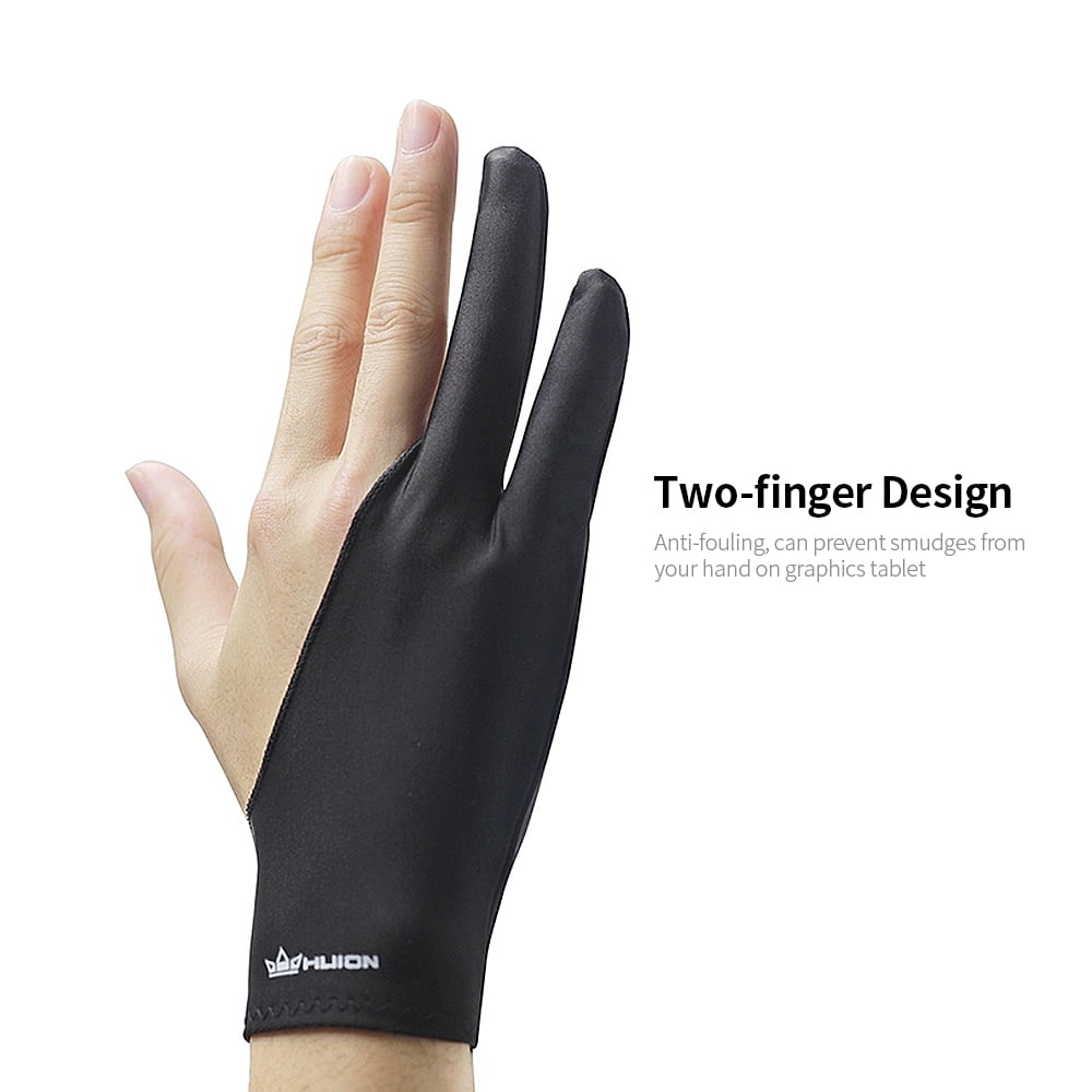 Gzingen 6 Pieces Artist Glove for Drawing Tablet (SML), Two-Finger Tablet  Drawing Gloves, Digital Artist Gloves for Graphics Pen Drawing Tablet