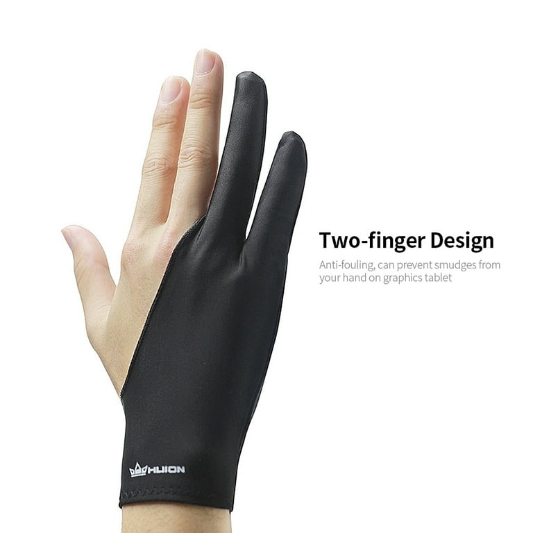 Huion GL200 Two-Finger Free Size Drawing Glove Artist Tablet Painting Glove  for Huion/Wacom/BOSTO/UGEE Graphics Drawing Tablets - AliExpress