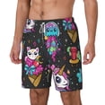 thumbnail image 2 of Xecao Cat Icecream for Men's Swimming Trunks Swim Trunks Quick Dry Swim Shorts with Mesh Lining Funny Swimwear Bathing Suits, 2 of 9