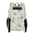 thumbnail image 3 of PVC Transparent Backpacks Clear Backpack for Travel and Outings Vintage Pastel Colors Floral, 3 of 7