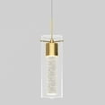 thumbnail image 3 of Artika Essence Modern LED 1-Light Pendant Light Fixture, Gold, 3 of 5