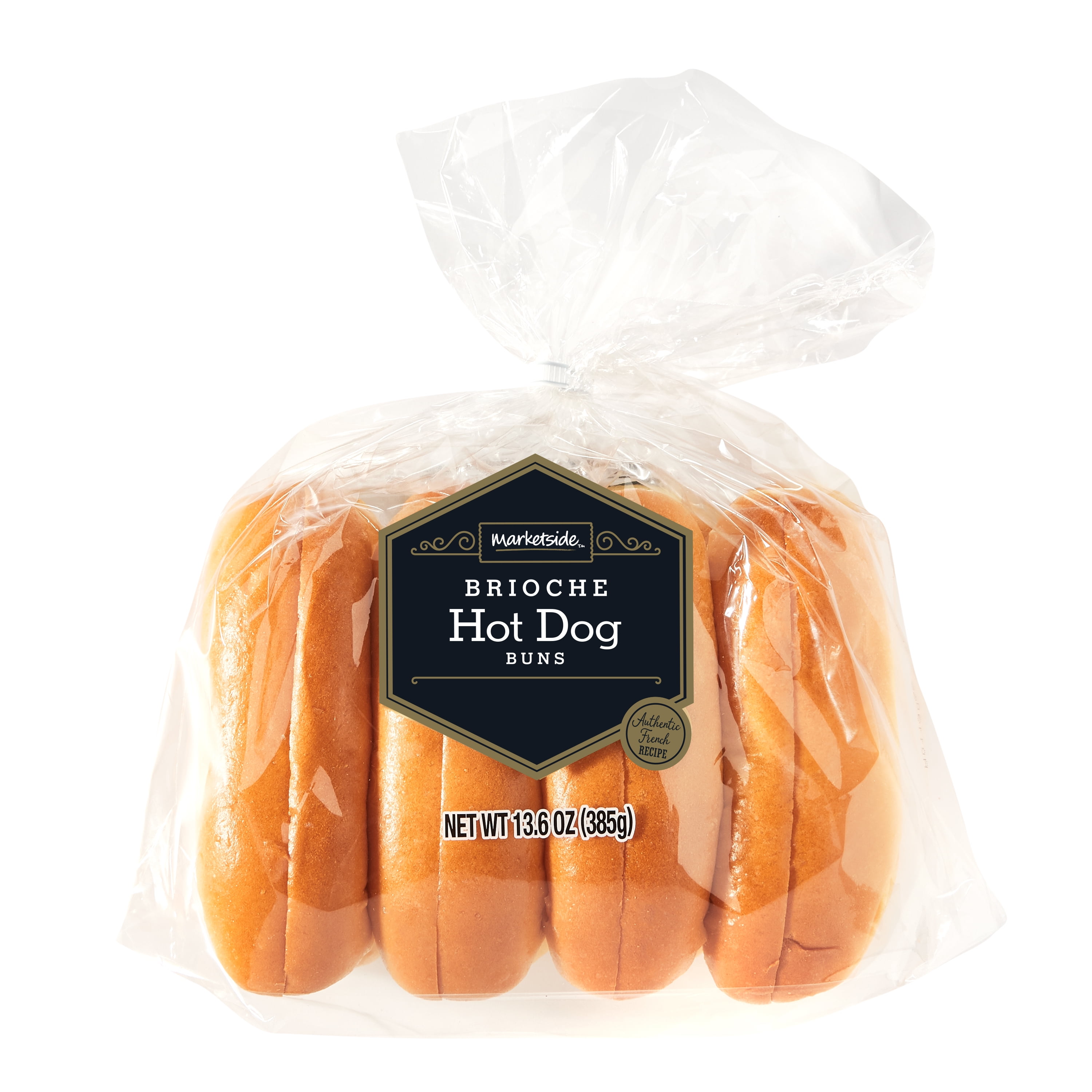 Marketside Brioche Hot Dog Buns, 8 count, 13.6 oz