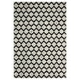 thumbnail image 3 of Nourison  Smithsonian Museum LEA01 Wool Area Rug Black/White 8' x 10' Contains Latex Leather Geometric Handmade 8' x 10' Indoor, 3 of 5