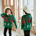 thumbnail image 3 of Baby Boys Girls Cotton Christmas Ugly Sweater, Childrens Fireplace Lovely Pullover for Xmas Party Photograph Best Gift, 3 of 7