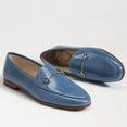 thumbnail image 7 of Sam Edelman Loraine Nova Blue Leather Almond Toe Slip On Classic Vamp Loafers (Nova Blue, 9.5), 7 of 7