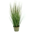 thumbnail image 2 of D&W Silks 41" Onion Grass in Round Metal Planter, 2 of 2