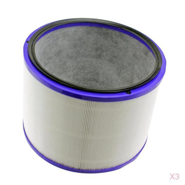 3 Unids Filtro Hepa Para Dyson Dp01 Hp02 Puro Cool Link Hot + Filtro De Aire Frío SM SunniMix Filtro limpiador de aire DP01