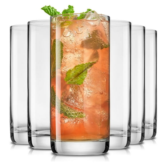 Verres Highball en Cristal Faye - 13 oz - Ensemble de 6