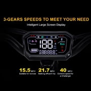 EOEOTWO GT06Plus Electric Scooter for Adults, 2400W Dual Motor, Up to 40 MPH & 43 Miles Range, 11 Off-Road Tires, 330 lbs Max Load, Foldable Fast Commuting E-Scooter with App & NFC,UL2272
