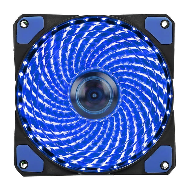 Bearachild Ventilador con cubierta de computadora 12 cm / 4.7in Disipación de calor rápida 16dB Enfriador de disipador de calor silencioso Juegos de teclado y mouse para computadora