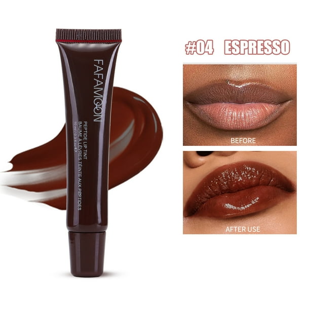 Hot6sl Ofertas de La Semana Brillo de Labios Líquido Cone Espejo Water Light Pouting Lip Glaze Aceite para Volume Los Labios Hidratante Antiadherente Vaso de Vidrio Aceite para Labios 10 Ml
