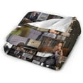 thumbnail image 2 of Blanket Matthew Actor Gray Director Gubler Throw Flannel Blankets Warm Soft Cozy Fuzzy Blanket for Bed Sofa Couch Camping Travel Gift Blankets for All Seasons 50"x40", 2 of 6