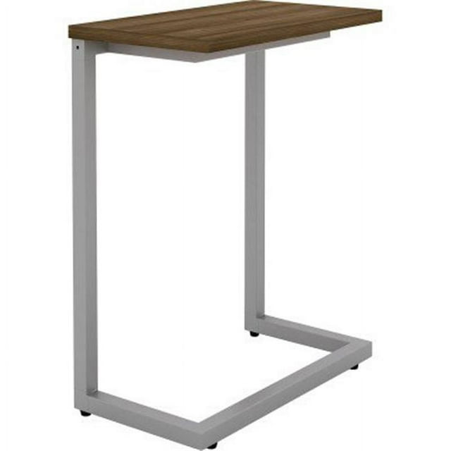 Lorell LLR86928 9.90 in. Guest Area Cantilever Table, Walnut
