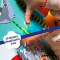 thumbnail image 2 of Libro de stickers DINO MINI Stickypuff, 3 sets reutilizables de stickers acolchados, 2 of 7