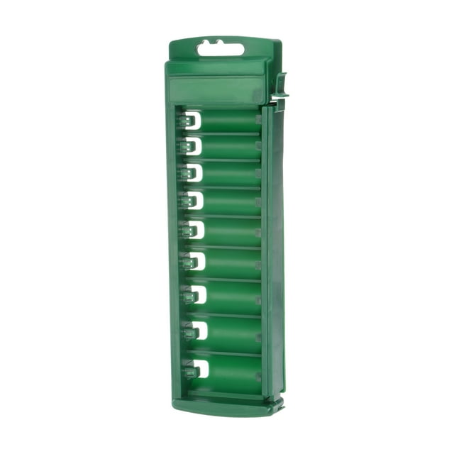 Unique Bargains Socket Organizer 3/8' Drive 9 Slots Portable Deep Socket Clip Rail Holder