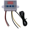 thumbnail image 1 of XH-W3002 LED Digital Temperature Controller Module, Digital Thermostat Switch with Waterproof Probe, Programmable Cooling Thermostat (110V-220V 1500W 10A), 1 of 5