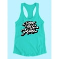 thumbnail image 3 of Born To Be Free Quote Racerback Tank Women -Image by Shutterstock, Female x-Small, 3 of 4
