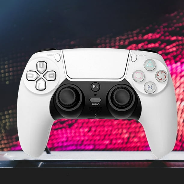 Controlador de juegos Consola de juegos inalámbrica Dual Shock para PS4/PS3/PC (Blanco)