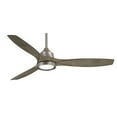 thumbnail image 2 of Ceiling Fan With Light Kit 15.5 Inches Tall By 60 Inches Wide-Burnished Nickel Finish-Driftwood Blade Color Minka Aire Fans F749l-Bnk, 2 of 2