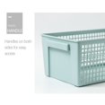 thumbnail image 4 of MesaSe 2Pcs Storage Box With Handle Space Saving Plastic Basket For Closet Desk Cabinets Wardrobe, 4 of 6
