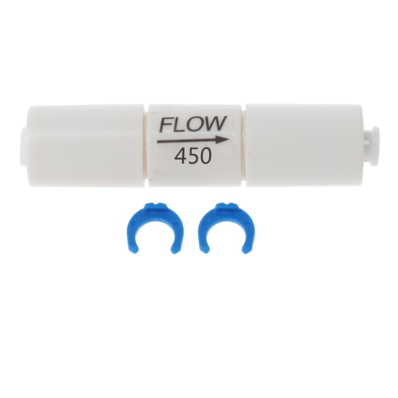 1/4" Flow Restrictor 300CC-1500CC with Quick Connect for RO Reverse OsmosisFBDS 